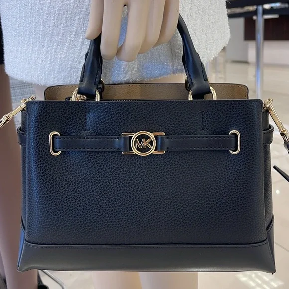 Michael Kors Reed Small Satchel Crossbody Center Zip Bag
Color: Black 
NWT - Picture 12 of 16
